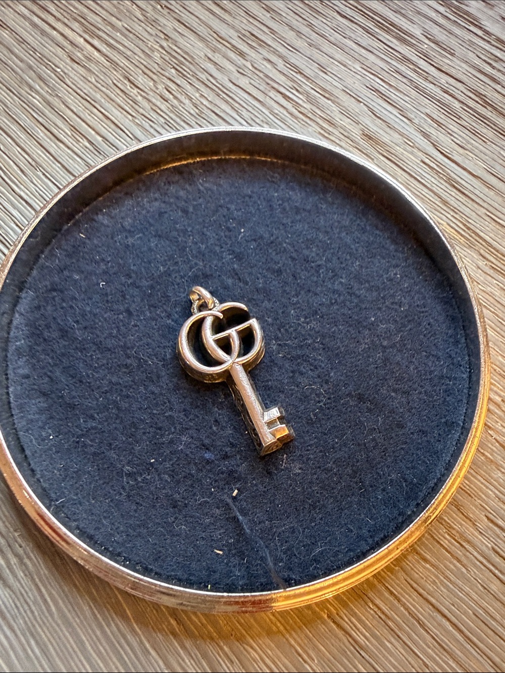 Gucci Sterling Silver Key Pendant